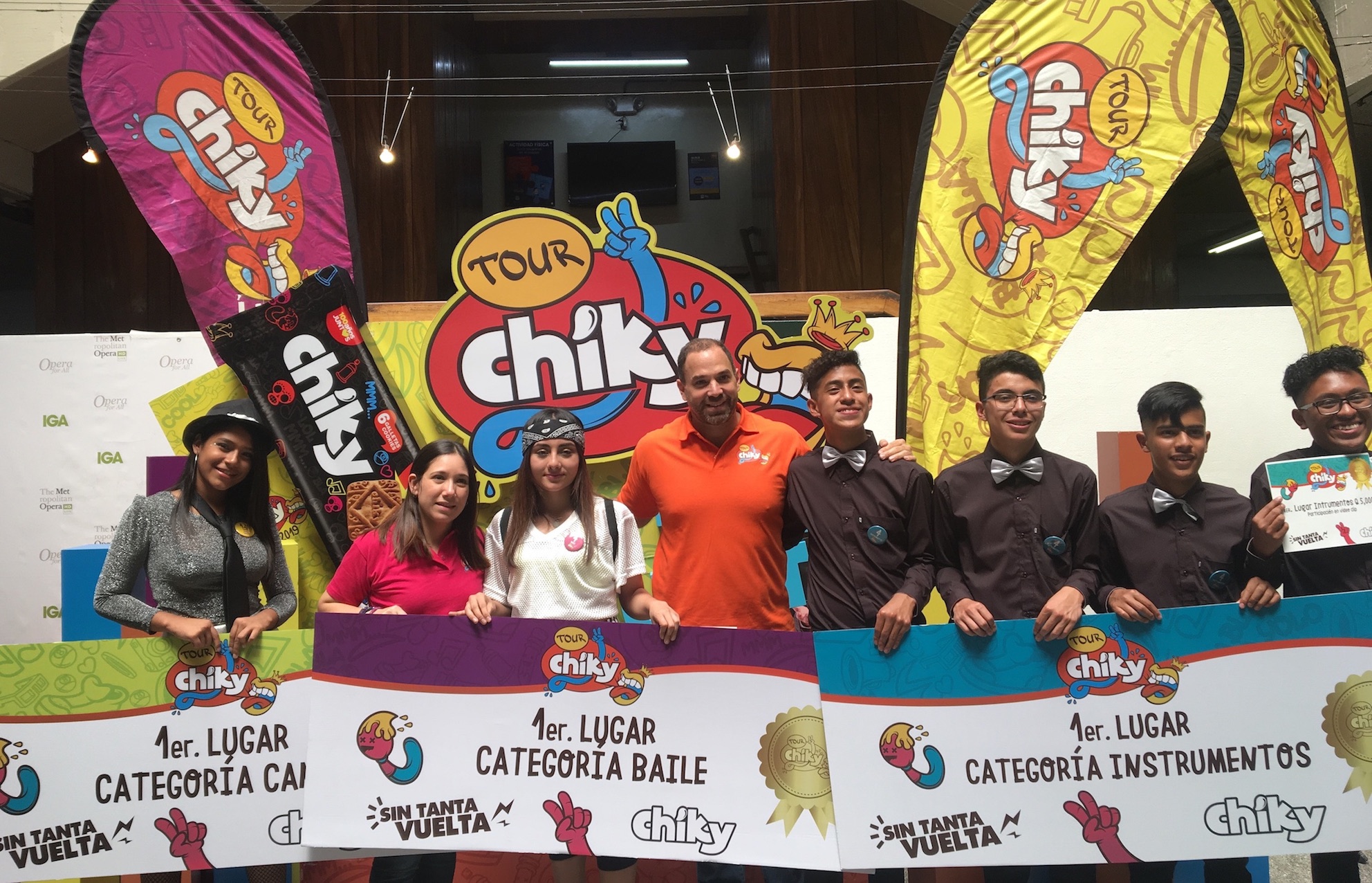 4 Foto Ganadores Primer Lugar Canto Baile e Instrumentos y Mercadeo Pozuelo