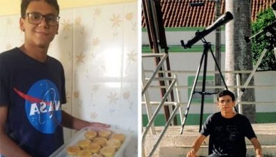 Adolescente brasileño vende pastelitos para convertirse en astrónomo