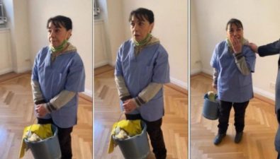 Vecinos le regalaron 2 años de renta a trabajadora de limpieza que se quedó sin hogar