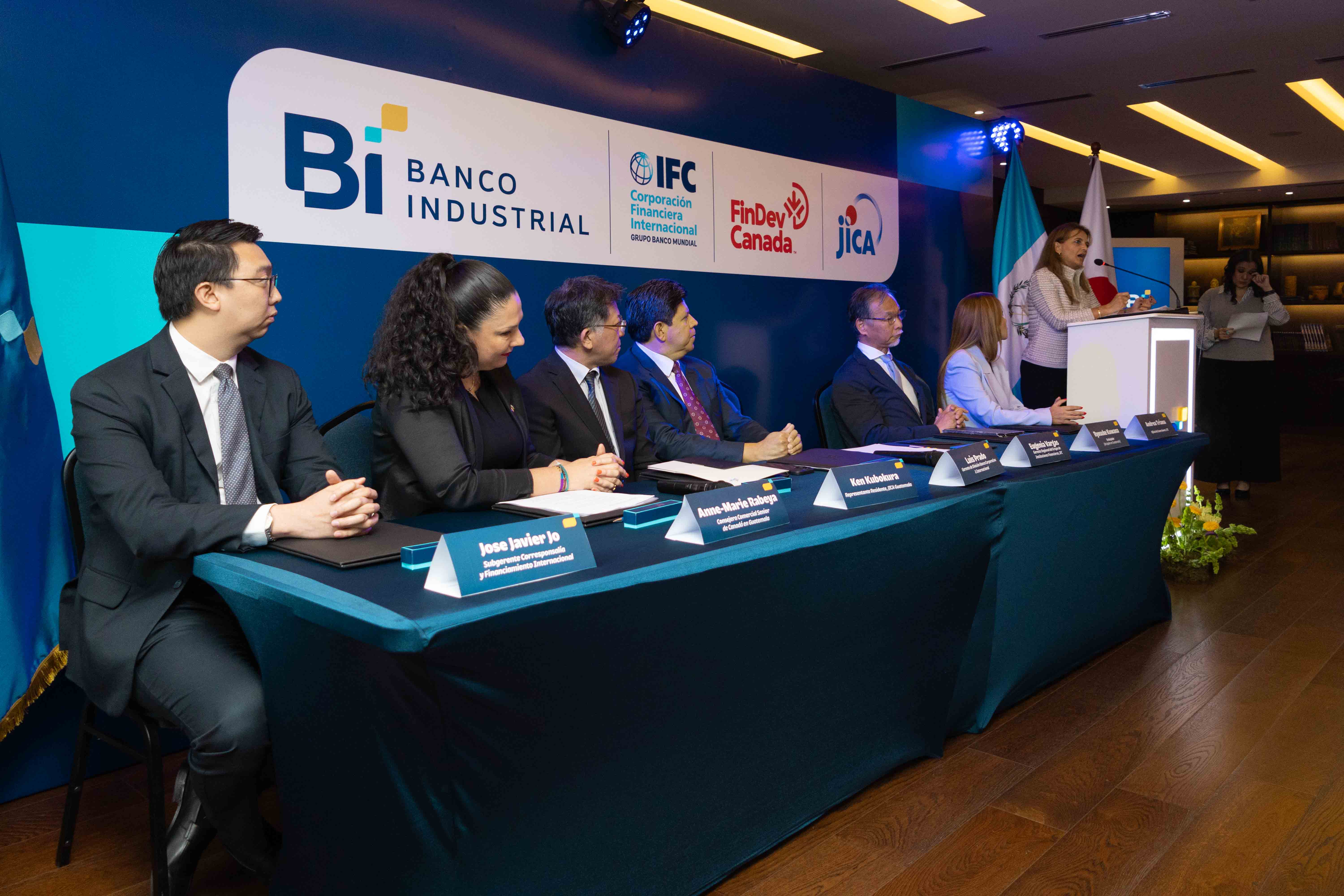 IFC, JICA y FinDev Canada se unen a Banco Industrial por el futuro de Guatemala (Crédito: Cortesía de Banco Industrial)