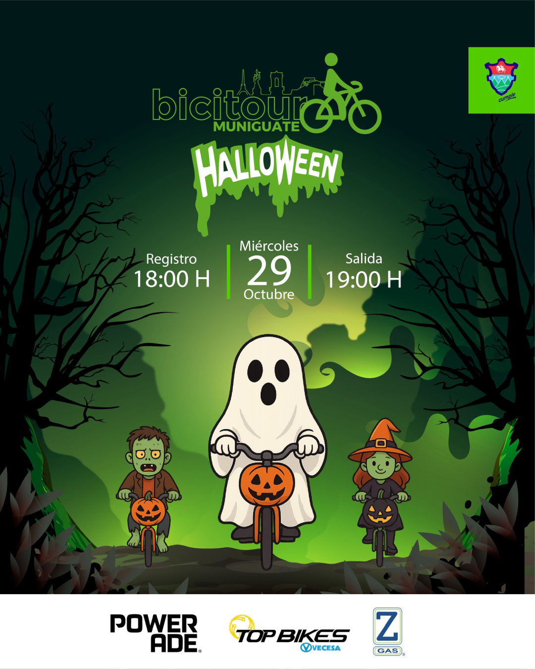 Bicitour Muniguate. (Créditos: @bici.muniguate)