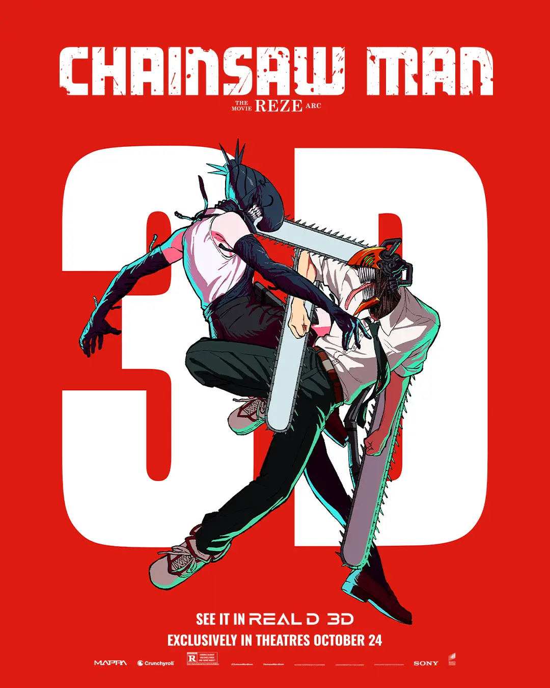 “Chainsaw Man” invade las salas de cine. (Créditos: @chainsaw_en)