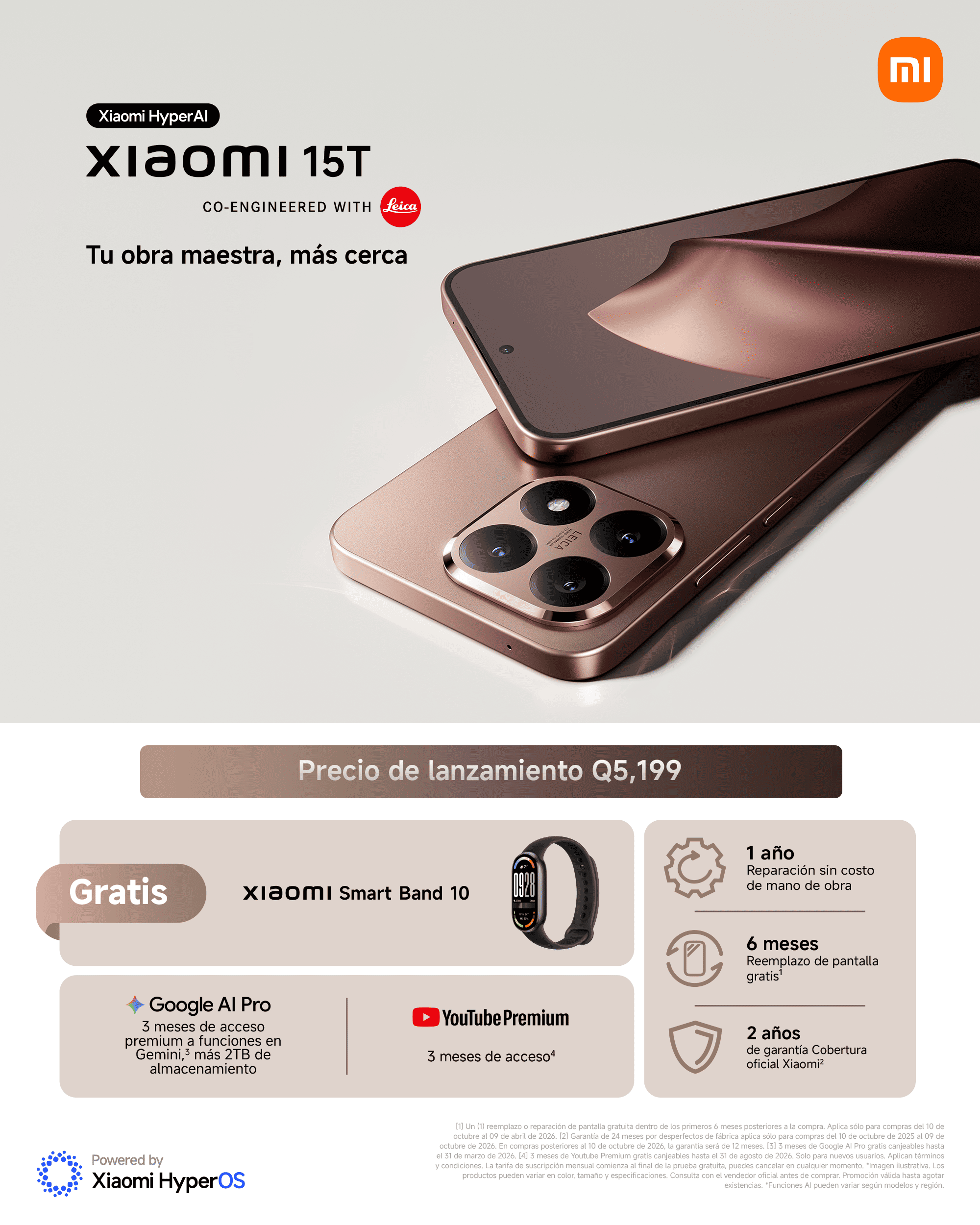 “Xiaomi presenta la Serie 15T: innovación, evolución y tecnología avanzada”