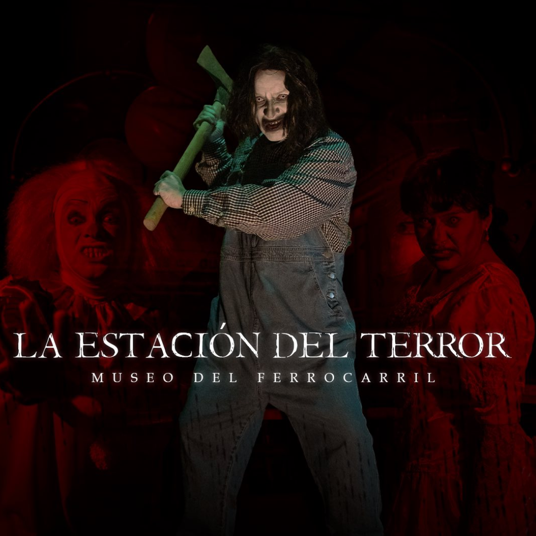 Prepárate para vivir una noche llena de sustos, adrenalina y diversión en el recorrido de "La Estación del Terror" (Crédito: Museo del Ferrocarril Guatemala)