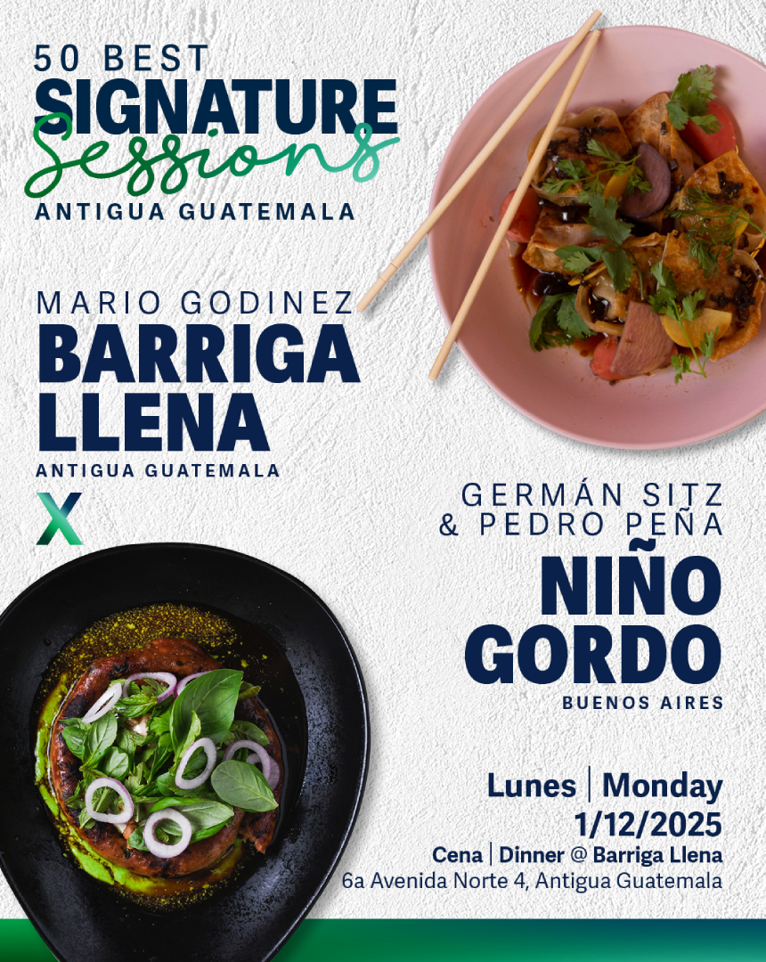 Antigua Guatemala será sede de las aclamadas ‘50 Best Signature Sessions’ (Crédito: Cortesía)