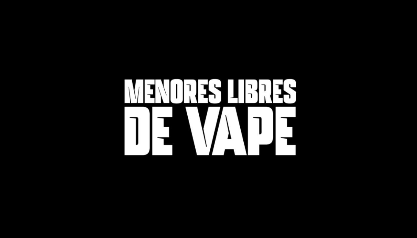 La campaña “Menores libres de vape” busca evitar que los menores tengan acceso a productos con nicotina (Crédito: Cortesía)