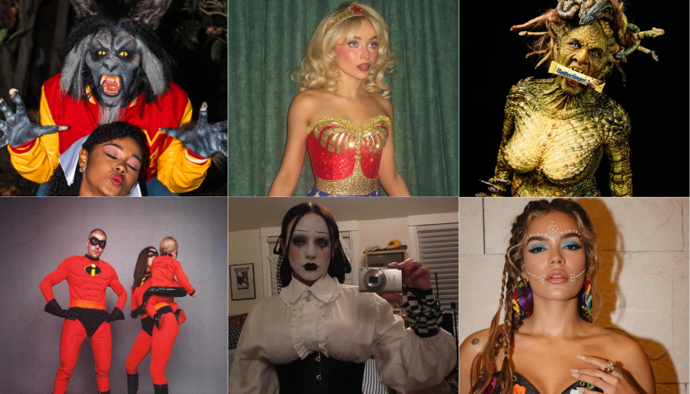 Los disfraces de famosos que dieron lecciones de estilo y originalidad. (Créditos: @sabrinacarpenter @juandam___ @heidiklum @lilbieber @billieeilish @karolg)