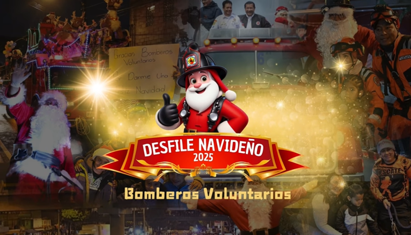 Bomberos Voluntarios anuncian la fecha de su Desfile Navideño - El País de los Jóvenes