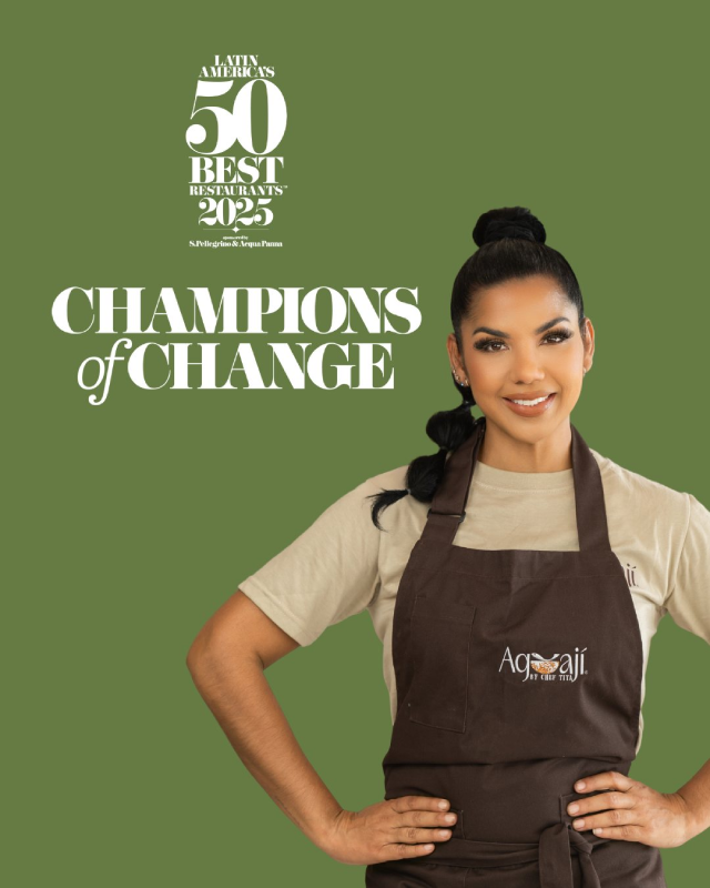 Inés Páez Nin (Chef Tita), ganadora inaugural del Champions of Change Award (Crédito: Latin America's 50 Best Restaurants)