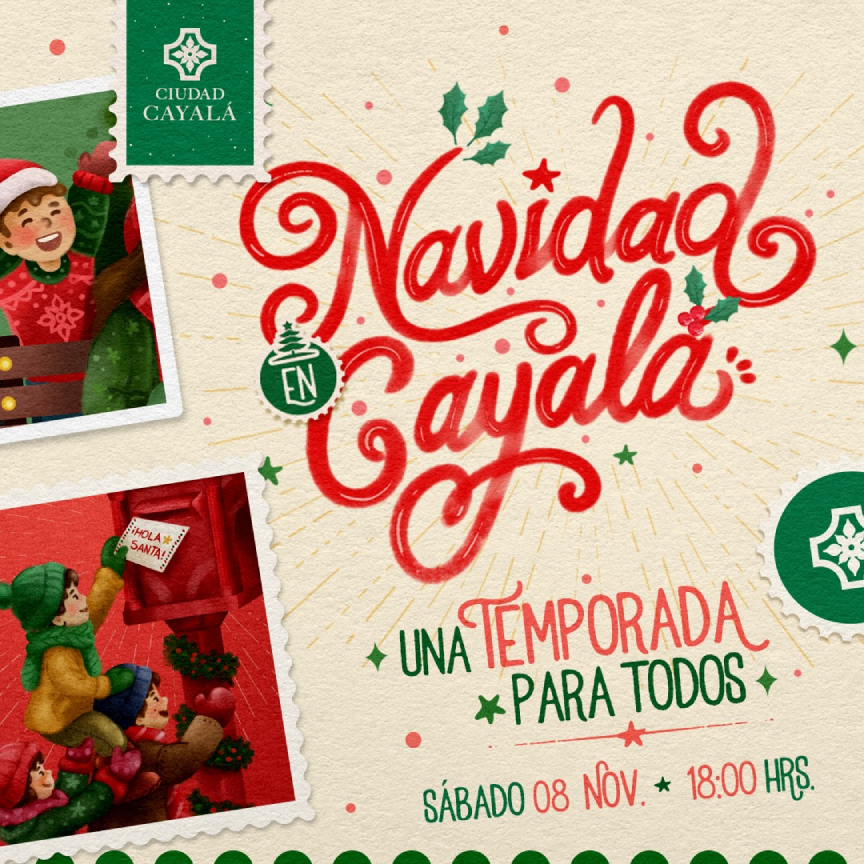 Ciudad Cayalá da la bienvenida a la temporada navideña 2025 (Crédito: Ciudad Cayalá)