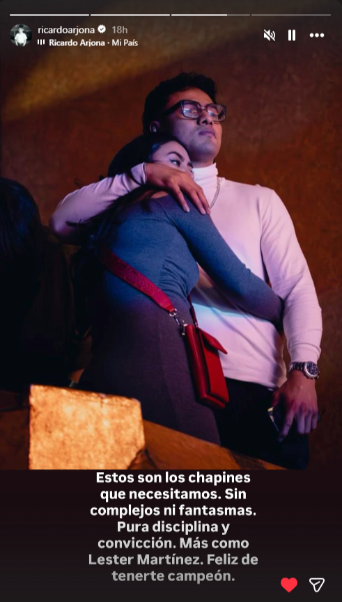 Ricardo Arjona sorprendió al dedicar un mensaje especial a Lester Martínez, generando emoción entre sus seguidores (Crédito: @ricardoarjona)
