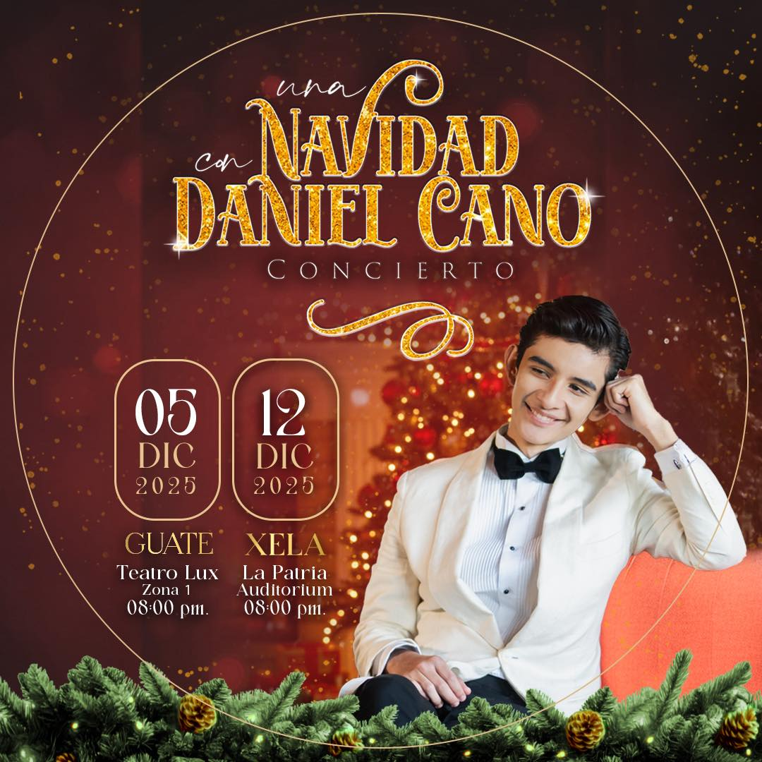 Daniel Cano ofrecerá dos conciertos navideños llenos de música, emoción y, sobre todo, talento en vivo. (Crédito: Daniel Cano) 
