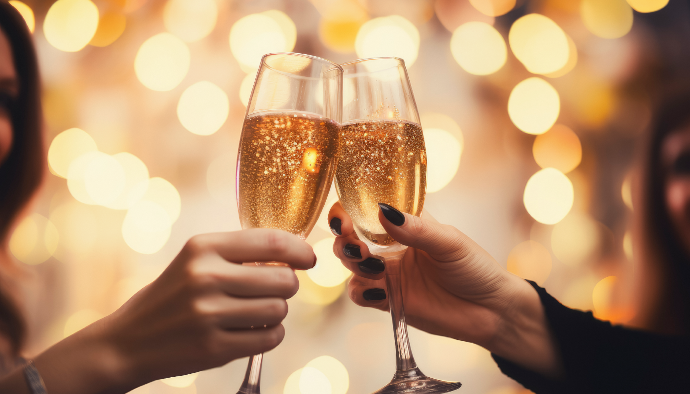 Brindar para agradecer y atraer lo bueno