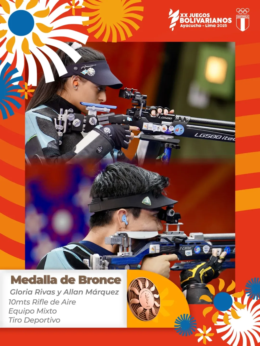 Guatemala cierra con orgullo su participación en los Juegos Bolivarianos 2025