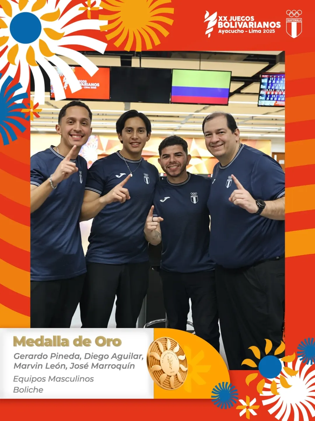 Guatemala cierra con orgullo su participación en los Juegos Bolivarianos 2025