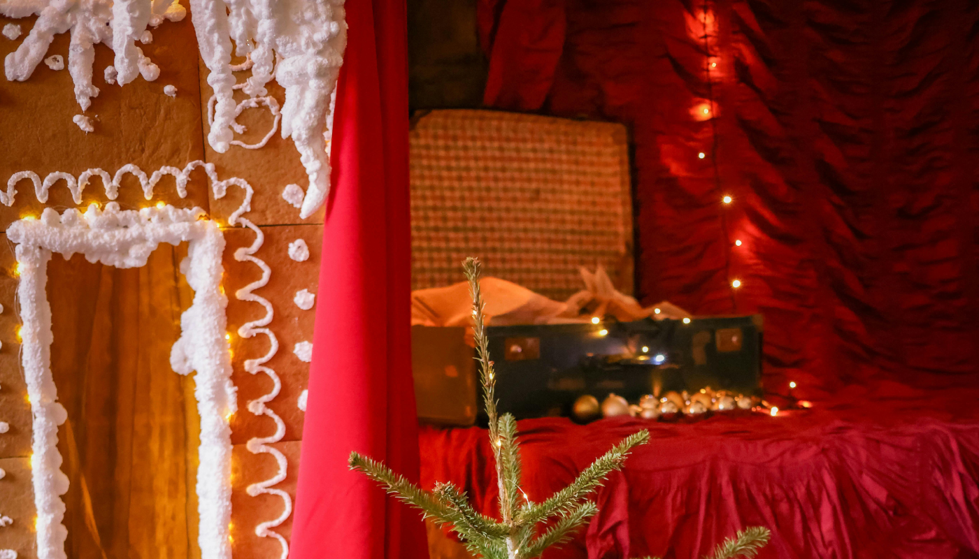 La Navidad también es para jóvenes: risas, amigos y buena vibra. (Créditos @Valeria Boltneva)