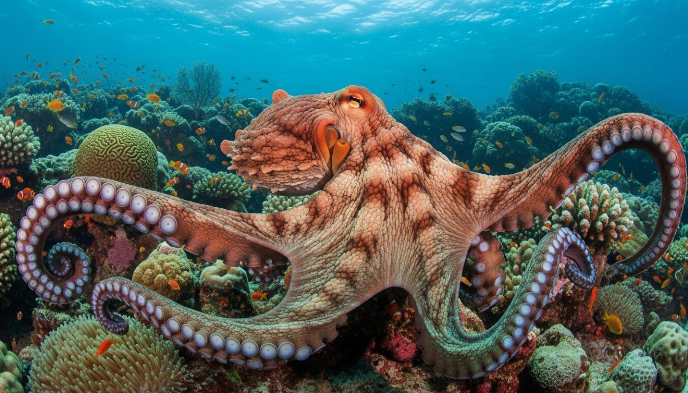 Cómo los pulpos toman decisiones sin usar solo el cerebro