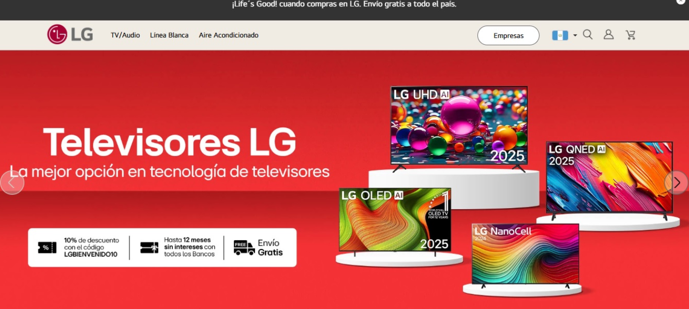 LG Electronics lanza su nueva tienda eCommerce en Guatemala: LGShop.com.gt (Crédito: Cortesía)