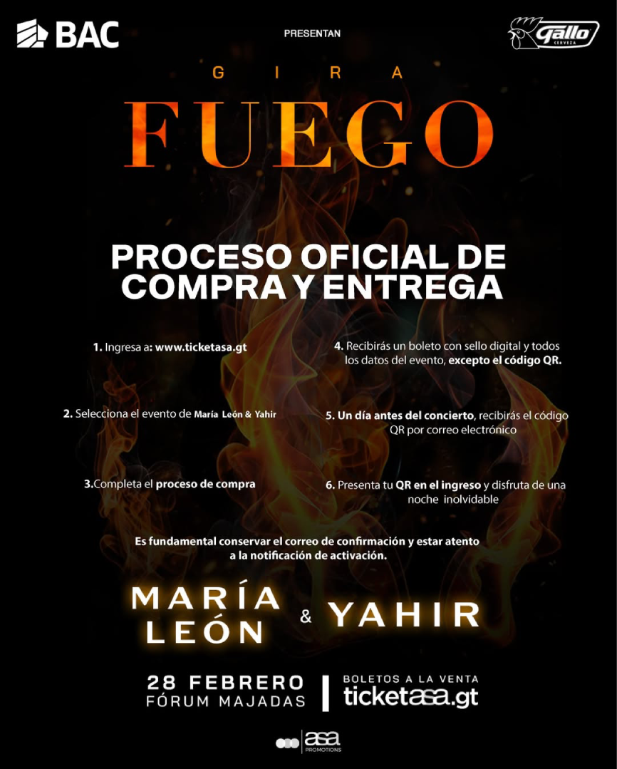 María León y Yahir llegan a Guatemala: todos los detalles del show