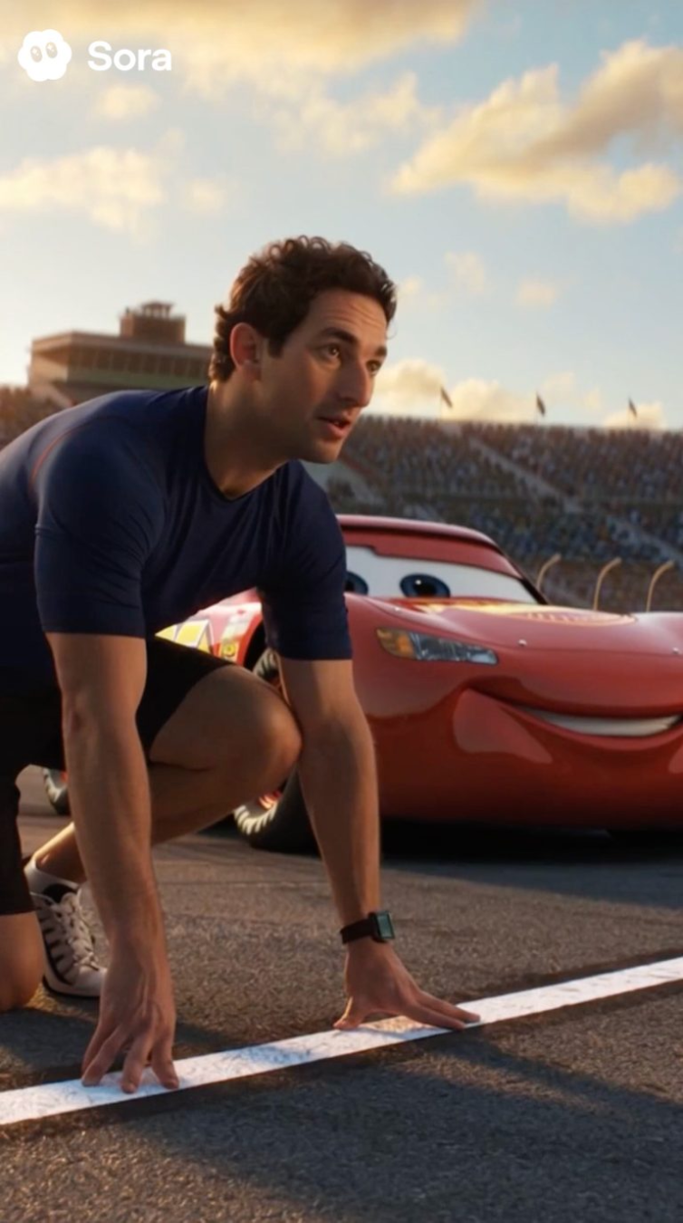 Ilustraciones de cómo Sora utiliza elementos y escenarios del universo Disney. (Imagen: thewaltdisneycompany)