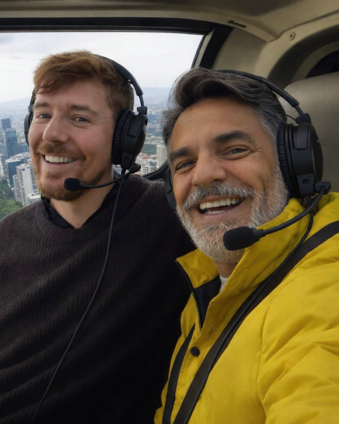 Lo que se sabe sobre la visita de MrBeast y Eugenio Derbez. (Créditos: @EugenioDerbezTV)