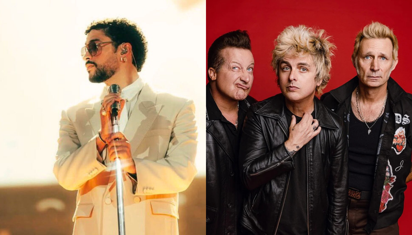 Green Day calienta el estadio antes del gran juego. (Creditos: X)