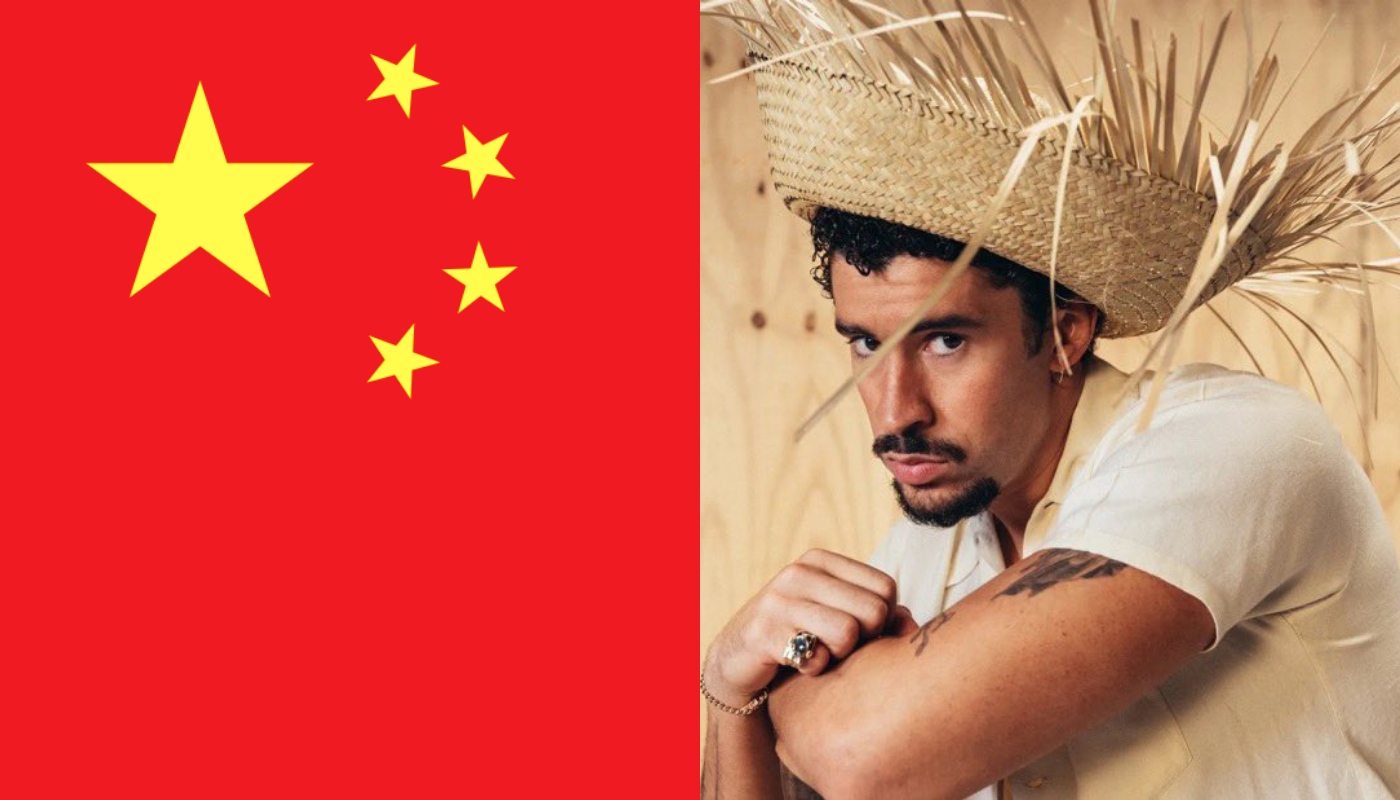 Bad Bunny lidera los rankings en China. (Créditos: X)