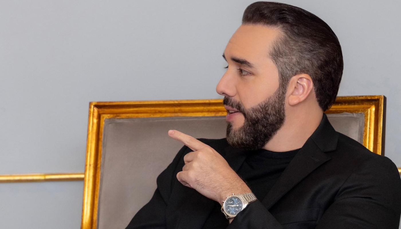 La postura firme de Bukele. (Créditos: @nayibbukele)