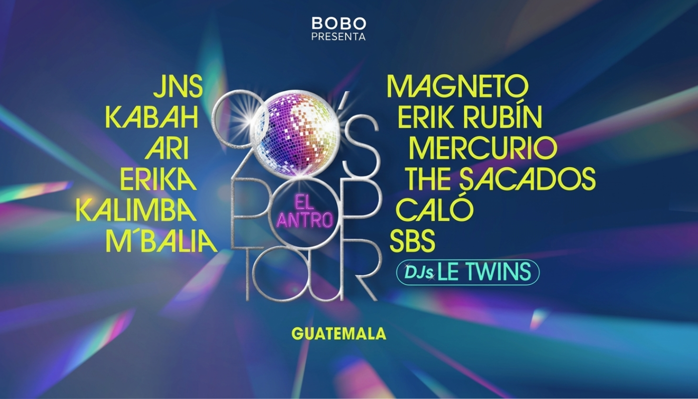 90’s Pop Tour encenderá la nostalgia del pop en Guatemala