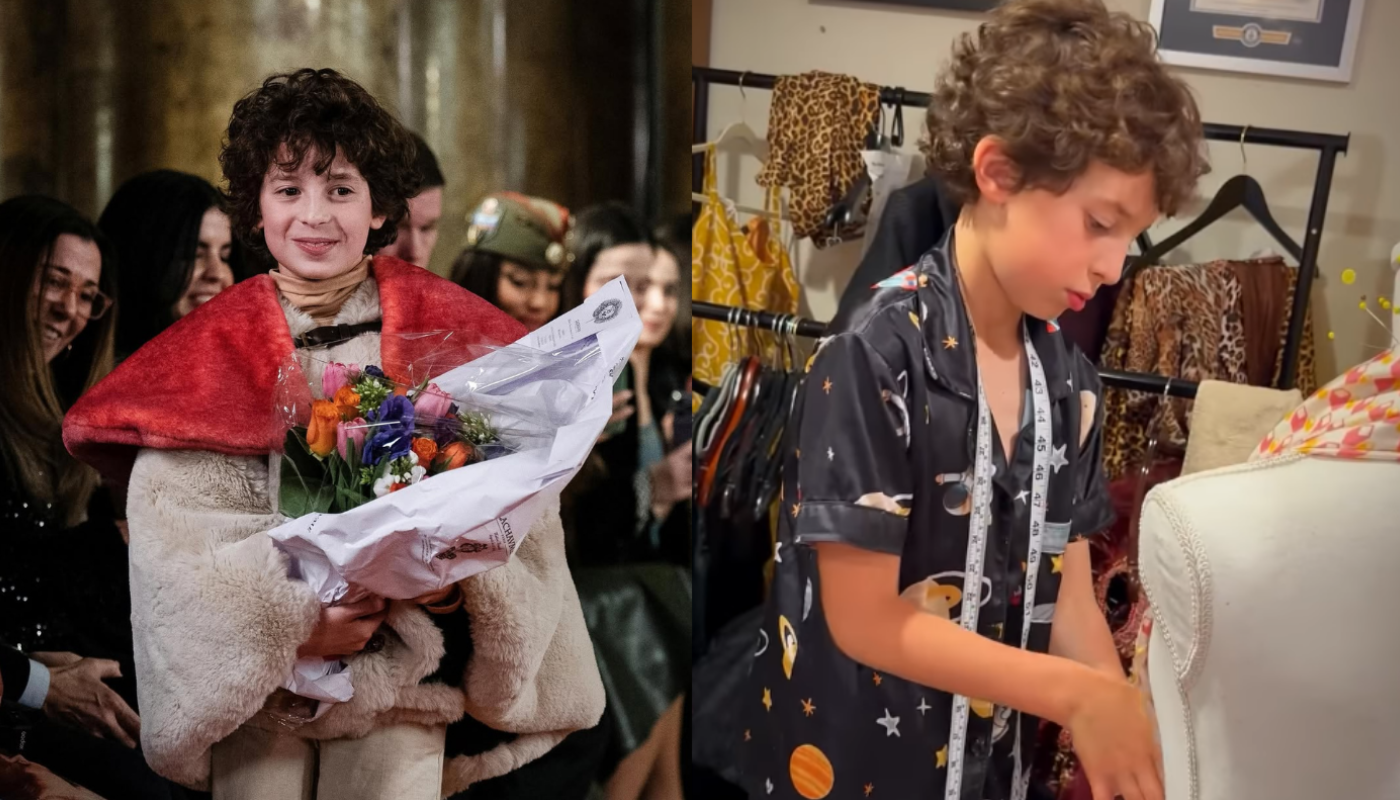 Max Alexander, el niño de 9 años que sorprende en las pasarelas de París