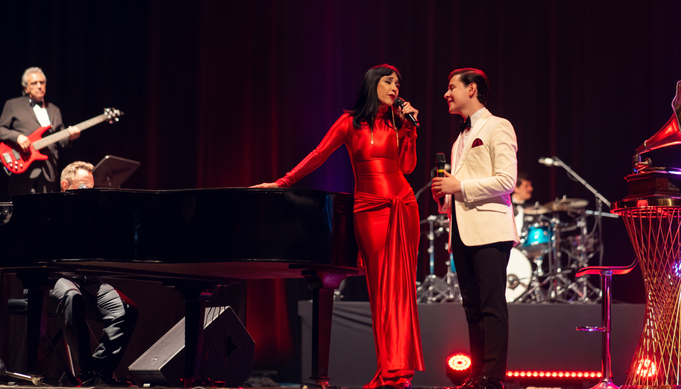 La Noche del Bolero” junto a Susana Zabaleta. (Créditos: cortesía)