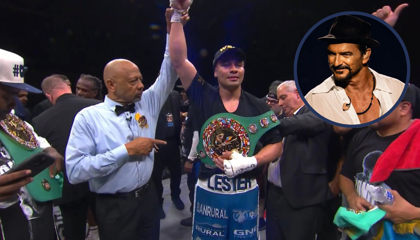 Arjona reaccionó al triunfo del campeón. (Créditos: Redes Sociales)