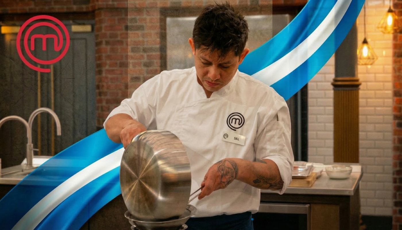 Selvin Bracamonte lleva el sabor de Guatemala a semifinales de MasterChef Reino Unido