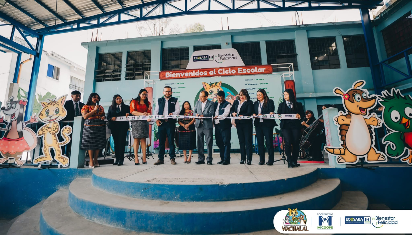 MICOOPE, a través de Cooperativa Ecosaba, da inicio al ciclo escolar 2026 de WACHALAL