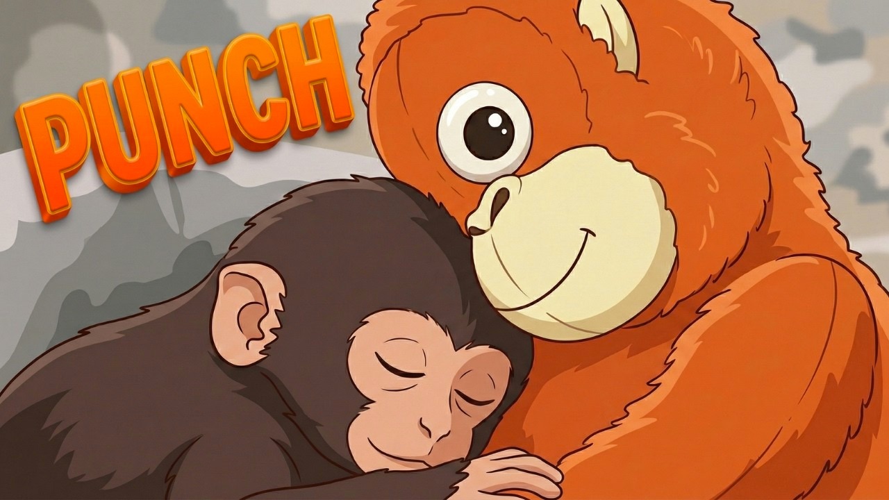 El monito punch animado sobre el juego propio que hicieron