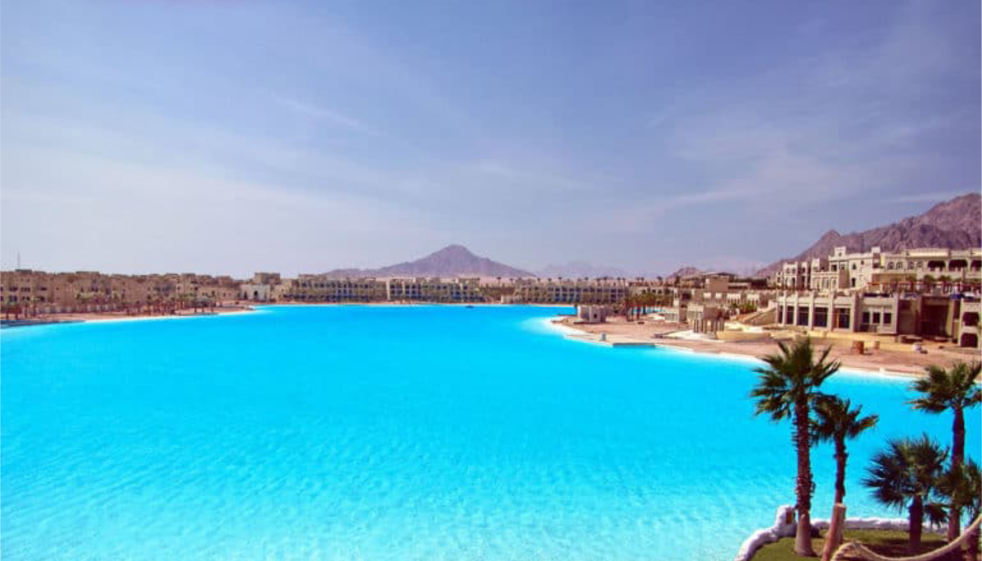 Así es la piscina más grande del mundo: “Citystars Sharm El Sheikh” (Crédito: X)