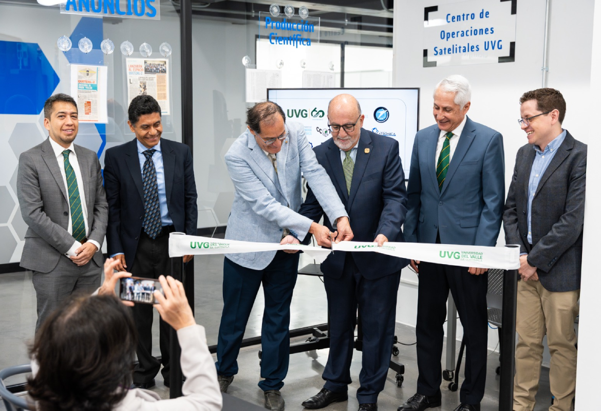UVG inaugura el centro de operaciones del segundo satélite guatemalteco, QUETZAL-2