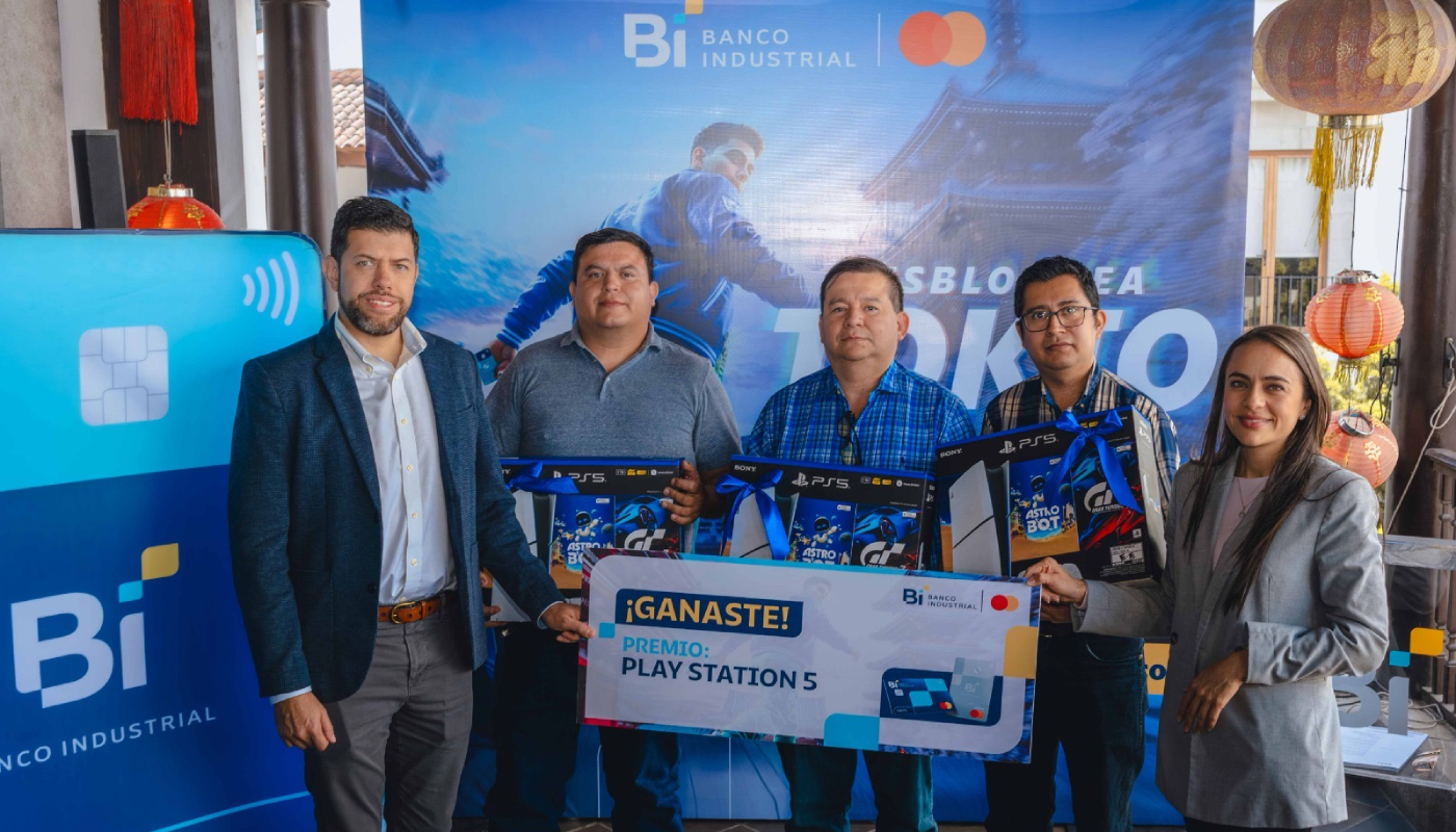 Banco Industrial premia a los ganadores de la campaña “Desbloquea Tokio – Gaming Fanáticos Bi 2025”